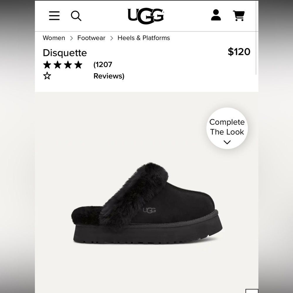 UGG Platform Slippers